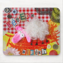 Tapis de souris Sweet white sheep Mousepads