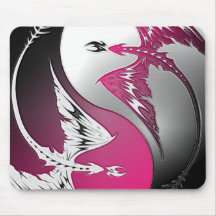 tapis de souris tribal de dragon