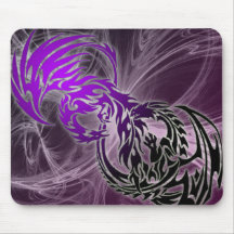 tapis de souris tribal de dragon