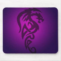 tapis de souris tribal de dragon