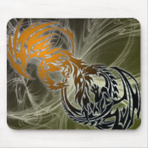 tapis de souris tribal de dragon