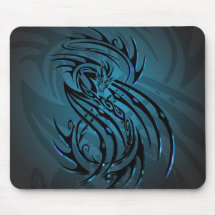 tapis de souris tribal de dragon