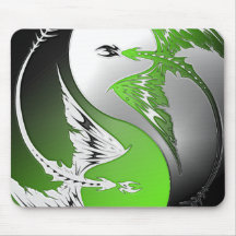 tapis de souris tribal de dragon