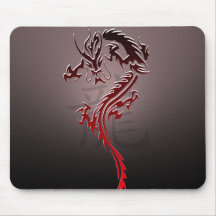 tapis de souris tribal de dragon