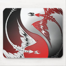 tapis de souris tribal de dragon