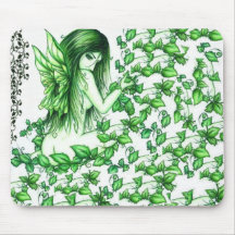Tapis de souris vert de fée de lierre !