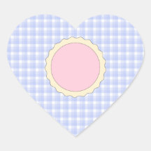 Tarte de confiture. Pâlissez - le rose. Autocollant
