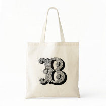 Taschen-Tasche des Monogramm-"B"