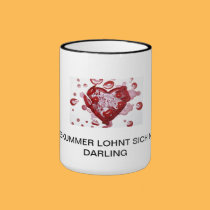 Tasse,Becher,Herz;Schmerz,Liebeskummer,Darling tassen