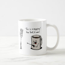 Tasse d'attaque à  main armée
