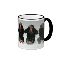 Tasse de 3 singes