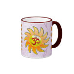 TASSE DE CAFÉ ABSTRAITE D'OM