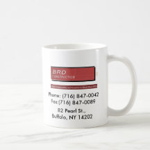 Tasse de café de construction de la RFA
