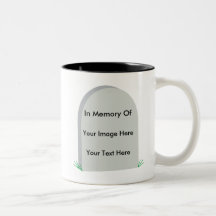 tasse de café de pierre tombale