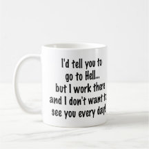 Tasse de café drôle