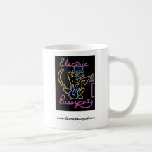 Tasse de café électrique de minou
