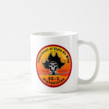 Tasse de café grave de voleurs d'ESCADRE AÉRIENNE 