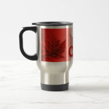 Tasse de feuille d'érable de tasse de café de tass