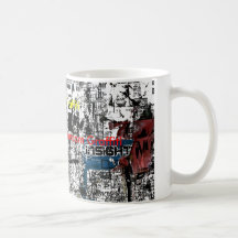 Tasse "de graffiti aléatoire"
