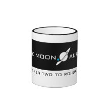 Tasse de l'aurore de lune bleue