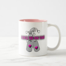 Tasse d'étiquette de chien