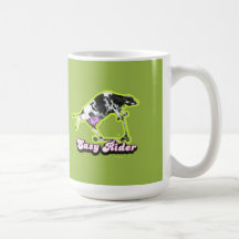 Tasse facile de vache laitière de cavalier