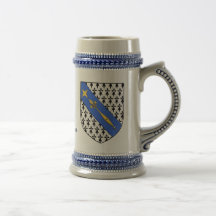 Tasse petite de bouclier de famille