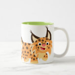 Tasse plaisante mignonne de chat sauvage de bande  tasses