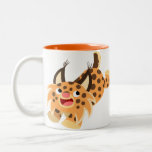 Tasse Prankish mignonne de chat sauvage de bande d tasses
