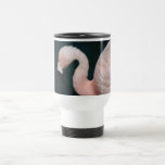Tasse rose de voyage de flamant