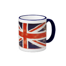 Tasse vintage d'Union Jack