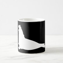 Tasse Whiteblack de joint d'éléphant