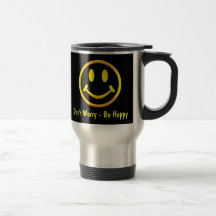 Tasses souriantes de voyage de visage