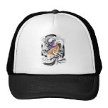 Tatouage oriental frais de crâne de carpe de Koi Casquettes De Camionneur