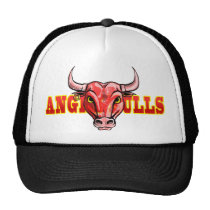 Taureaux fâchés casquettes