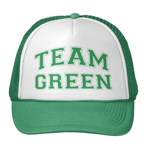 Team-grüner Hut Retrokultkappe