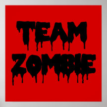 Team-Zombie Plakat