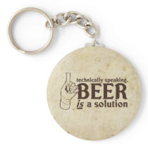 Techniquement parlant, la bière est une solution porte-clés