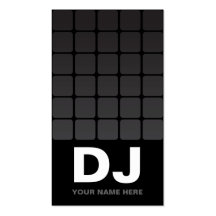 Techno Steigung DJ-Visitenkarten