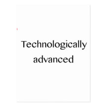 technologisch vorangebracht postkarten