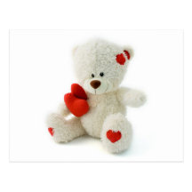 *Teddy Bär Love* niedlicher Teddy Postkarten