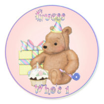 Teddybär-Kuchen-erster Geburtstag