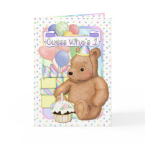 Teddybär-Kuchen-Geburtstag - erster Geburtstag