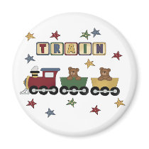 Teddybär-Zug-T-Shirts und Geschenke