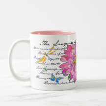 Temps de dahlia tasse à café