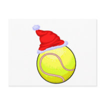 Tennis-Ball (Weihnachtsmannmütze)