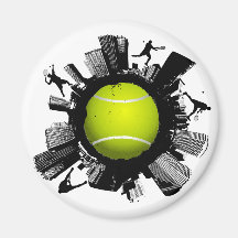 Tennis-Stadt Magnete