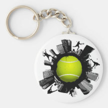 Tennis-Stadt Schlüsselbänder