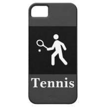 Tennis-Zeichen Schwarzweiss Schutzhülle Fürs iPhone 5