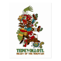 Tepeyollotl Postkarte